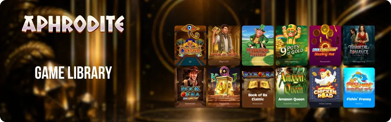 Aphrodite Casino Games Library