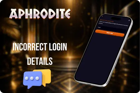 Aphrodite Casino typing errors