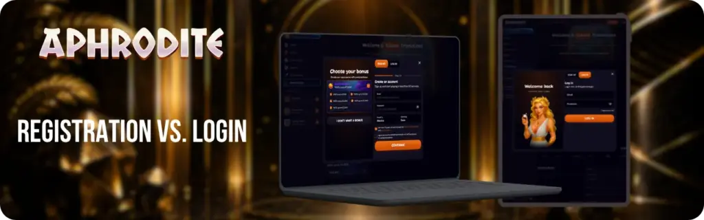 Aphrodite Casino create a profile